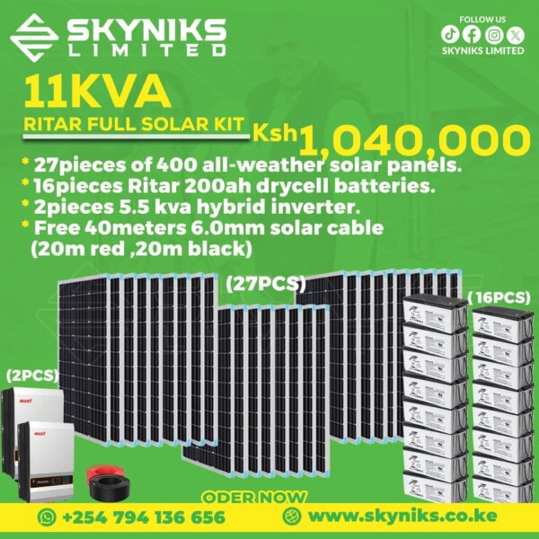 11KVA SOLARMAX FULL SOLAR KIT