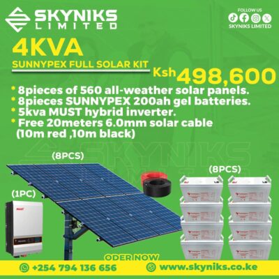 4KVA SUNNYPEX FULL SOLAR KIT