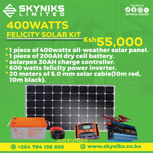 400 WATTS FELICITY SOLAR KIT