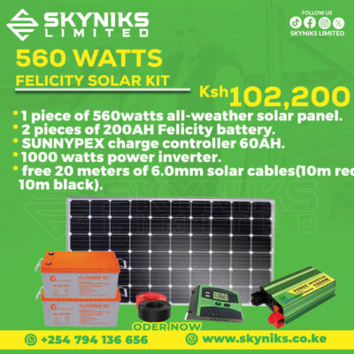 560WATTS FELICITY SOLAR KIT