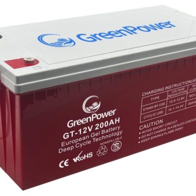Greenpower GT-12V 200AH European Gel Battery