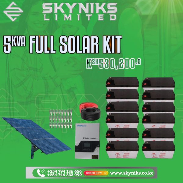 5KVA FULL SOLAR KIT